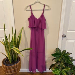 Gianni Bini Magenta Maxi Dress